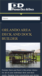 Mobile Screenshot of premierdeckanddock.com